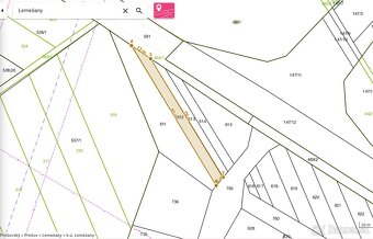 Pozemok v obci Lemešany - 478 m² - 3