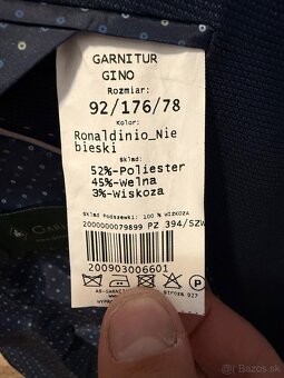 pánsky oblek Garnitex - 3