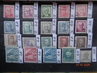 Poštové známky - ČESKOSLOVENSKO - 20 FOTO - 3