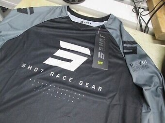 SHOT čierno sivý set komplet dres nohavice - 3