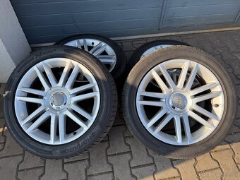 Originál disky 5X112 R18 AUDI S6,245/45 R18 pneu 7mm - 3