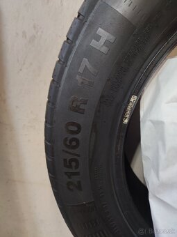 Predám letné pneumatiky 215/60/ R 17 Continental - 3