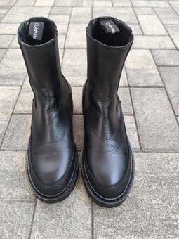 Calvin Klein dámske kožené čižmy , veľkosť 38 - 3