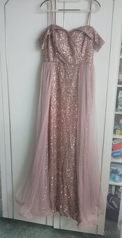 Spoločenské šaty zlaté - 3