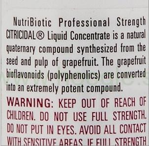 Citricidal silný koncentrát, Nutribiotic - VIANOČNÁ ZĽAVA - 3