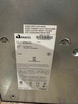 Predám sieťový switch Cisco Catalyst 2960S – 24-port PoE - 3