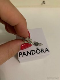 Pandora koralka visiaci zámok a kluč - 3