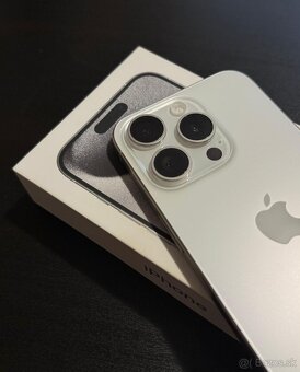 iPhone 15 Pro, White Titanium / Biely - 3