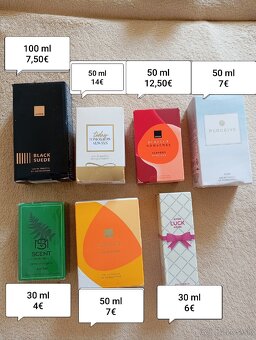 Nová kozmetika Avon a Oriflame ceny od 2,10€ - 3
