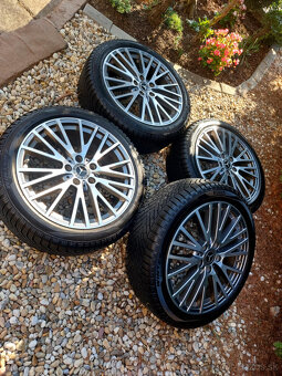 4-originál obute alu 5x112 R18 Mercedes 7.5J ET49-225/45 r18 - 3