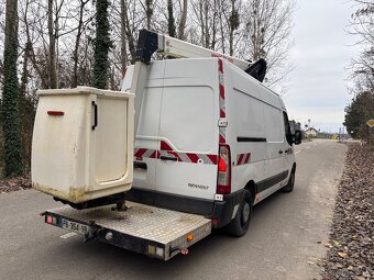 Renault master plošina 12,5m - 3