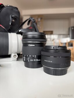 Canon 90D + EF 70 - 200, EF-S 10-18 a EF 50 mm - 3