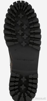 Tommy Hilfiger Nove Clenkove cizmy prava koza - 3