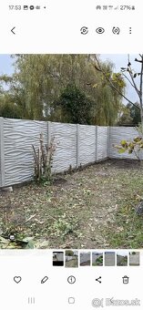 Betónové ploty, výroba, montáž - 3