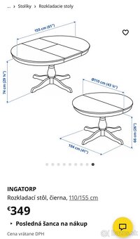 Gulaty stôl ikea - 3