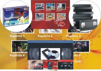 VHS na DVD (USB,HDD) , Strihanie videa,zvuku,pesničiek - 3