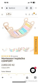 Montessori hojdačka Byvici - 3