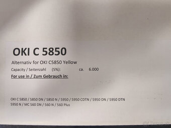 Tonery pre tlačiereň OKI C5850/C5950 - 3