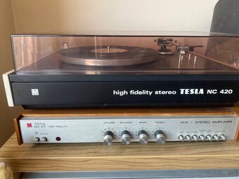 Gramofon TESLA NC420 +ZOSILOVAČ - 3