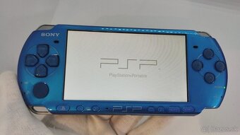 PSP 3000 rare Blossom Blue včetně boxu - 3