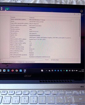 Notebook Acer Swift X 14 Steel Gray celokovový - 3