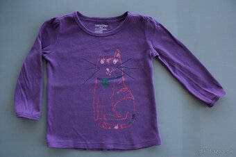 dievčenske trička, rifle, svetrik na 18-24m, 5ks - 3