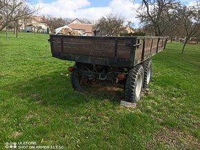 Predám vlečku za traktor tandem sklápací - 3
