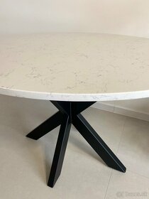 Exkluzívny Jedálenský stôl “Noble Carrara - 3
