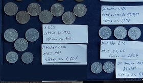 Zbierka mincí - Československo - 3