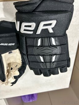 ✅ TOP RUKAVICE BAUER PRO SERIES - č. 15 - 3 krát hrané ✅ - 3