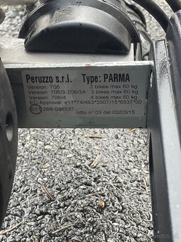 Nosič bicyklov na ťažné zariadenie 3bicykle Peruzzo - 3
