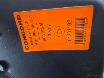 Autosedačka + vajíčko CONCORD (0- 13 kg) - 3