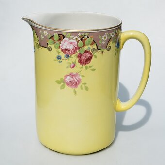 predané Starožitná veľká umývacia sada džbán + misa +váza - 3