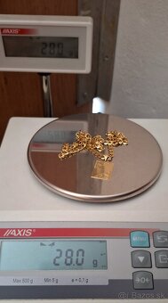 Zlatá retiazka 28g - 3