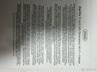 Predam tablet iPad Pro 11” 4th gen wifi+Cellular - 3