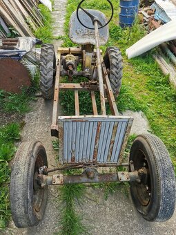 Malotraktor domácej výroby, rám, šasi, nápravy - 3