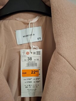 Reserved kabát v.38, sedi aj na 40 NOVY - 3