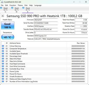 Samsung 990 PRO 1TB Heatsink, M.2 2280, NVMe - 3