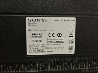 SMART ANDROID LED TV 4K Ultra HD značky SONY Bravia 55" - 3