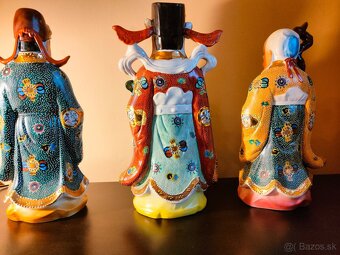 3 čínske sochy porcelán - 3