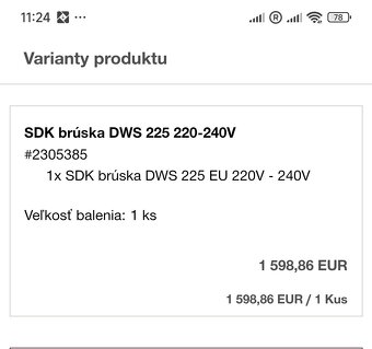Brúska na sadrokartón Hilti DWS225 - 3