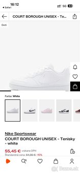 Nike tenisky veľkosť 33 - 3