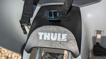Predám 2 detské sedačky na bicykel značky Thule s adaptérom - 3