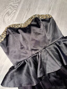 new look london black crystal damske spolocenske saty - 3