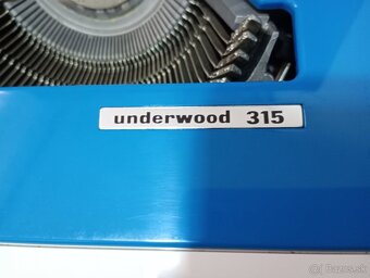 Predaj písacích strojov underwood 315 a chevron - 3