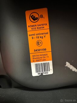 Autosedačka Britax Römer - 3