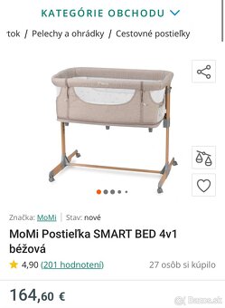 Detská postielka Momi 4v1 - 3
