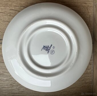 KARLOVARSKÁ porcelánová miska s tanierom vintage za 5€ - 3