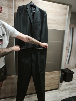 Pánsky oblek cierny - 3