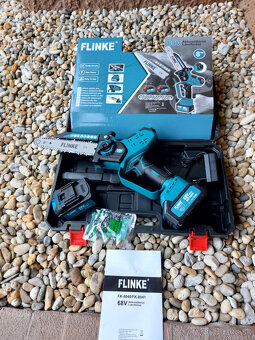 Aku pila ručna Flinke lišta 25cm +2x batéria +2x retaz - 3